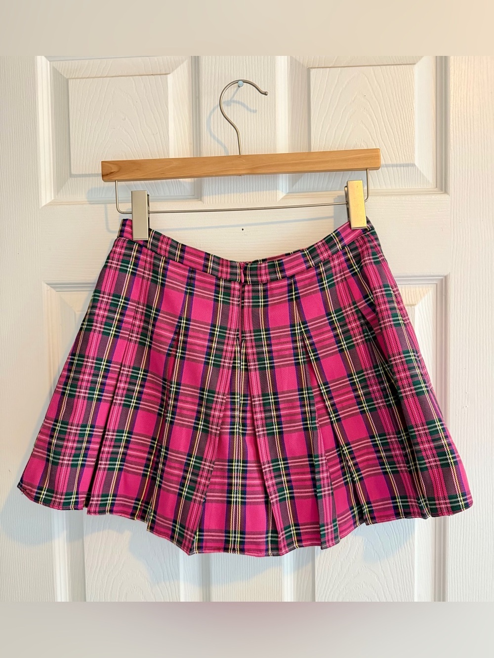 Amanda Uprichard Pink Plaid Dixon Skort - Picture 5 of 10